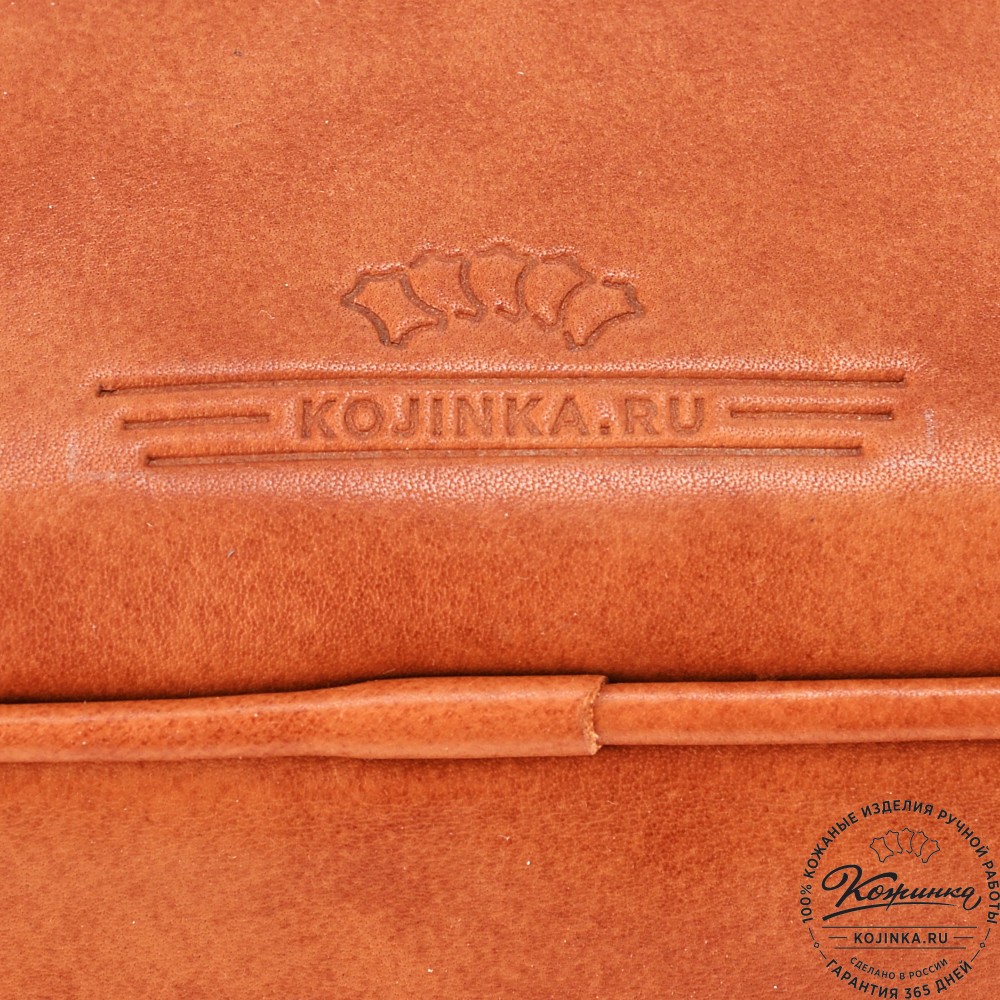 Женский кожаный рюкзак "Гермиона" (рыжий)